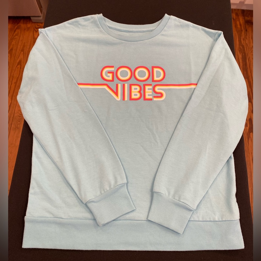 Baby Blue Good Vibes Sweater by Joe Boxer 🌼